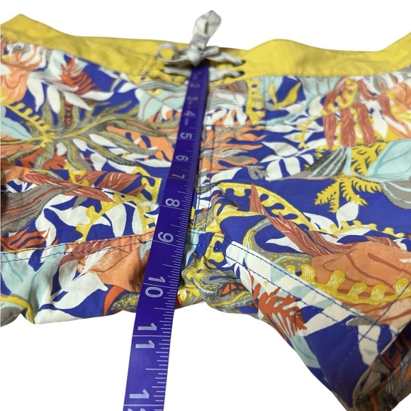 Patagonia Wavefarer Board Surf Swimwear Shorts Jurassic Ferns Violet Blue - Picture 6 of 10